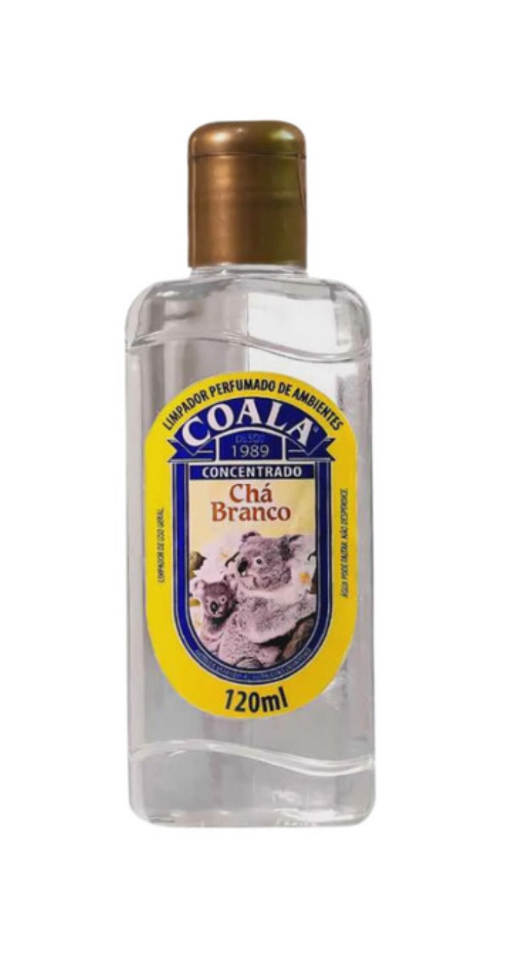 Coala Essências - Limpador Perfumado de Ambientes Chá Branco 120 ml