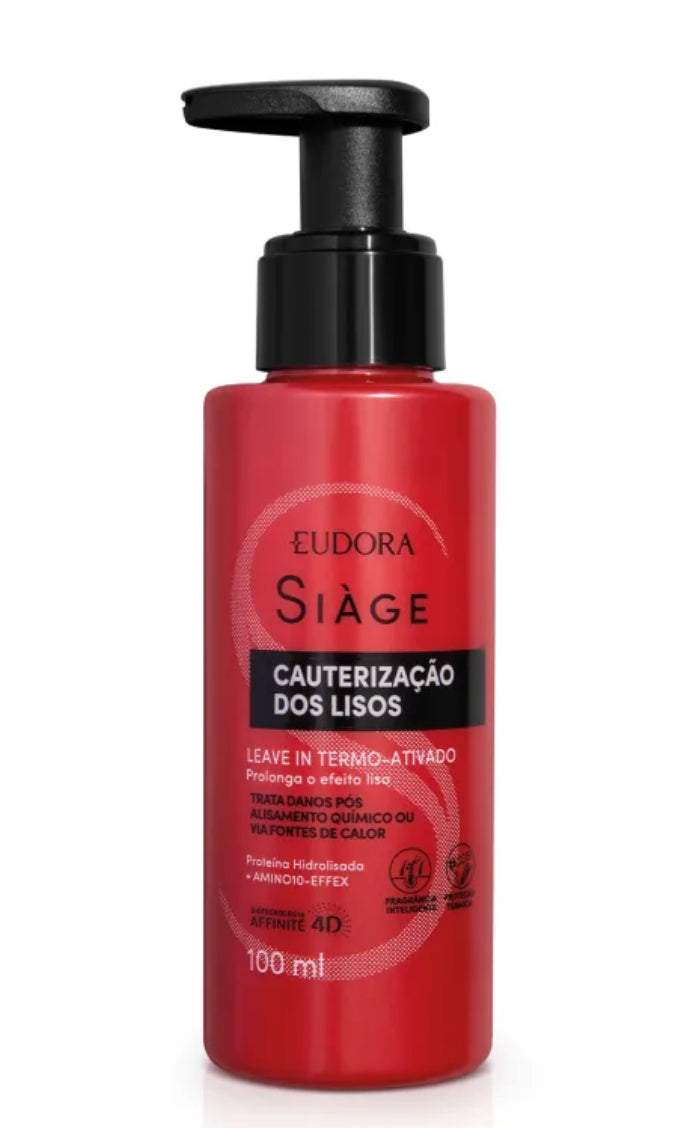 Leave-in Capilar Siàge Cauterização dos Lisos 100ml Eudora