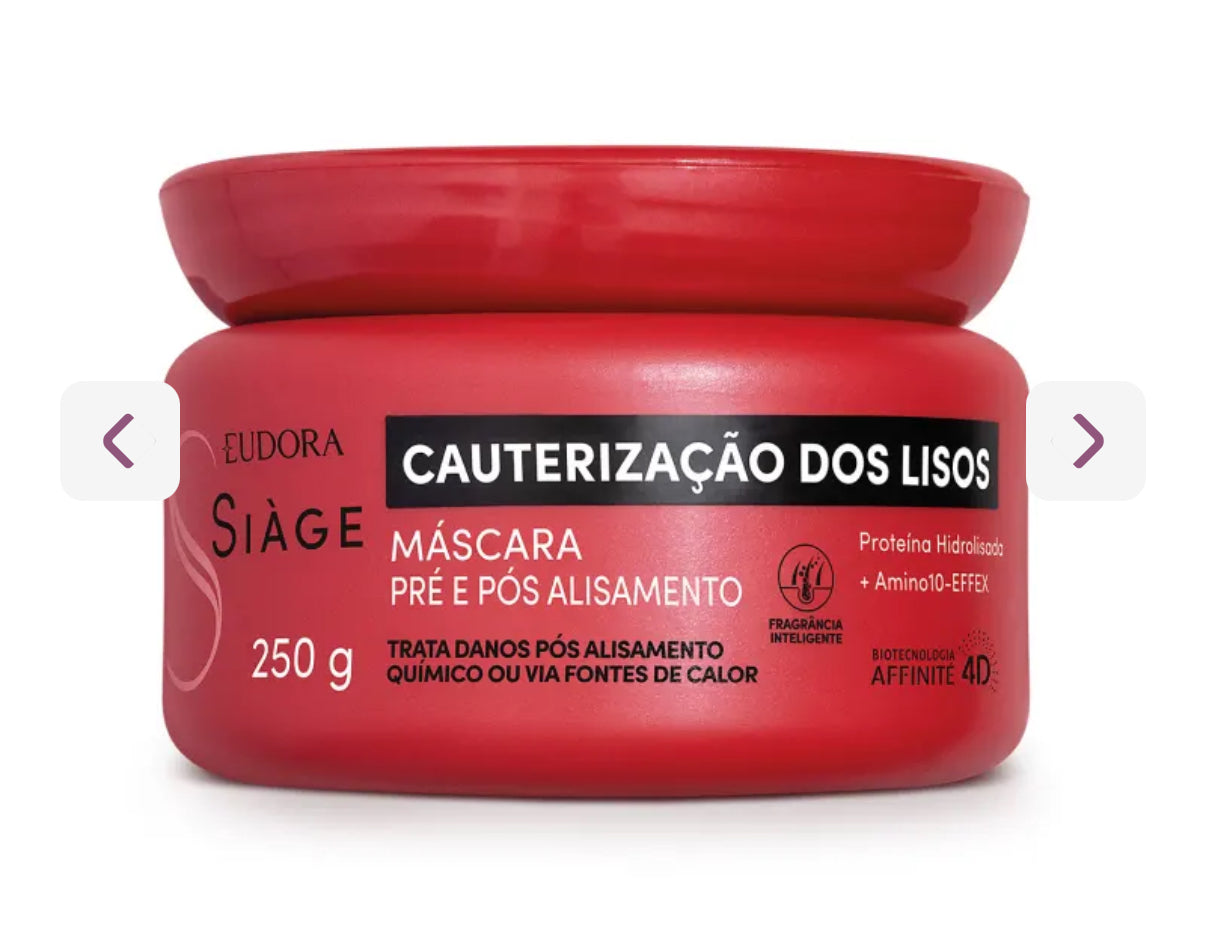 Máscara Capilar Siàge Cauterização dos Lisos 250g eudora