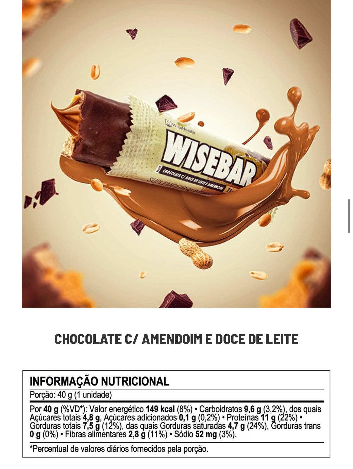 Wise barra de proteina