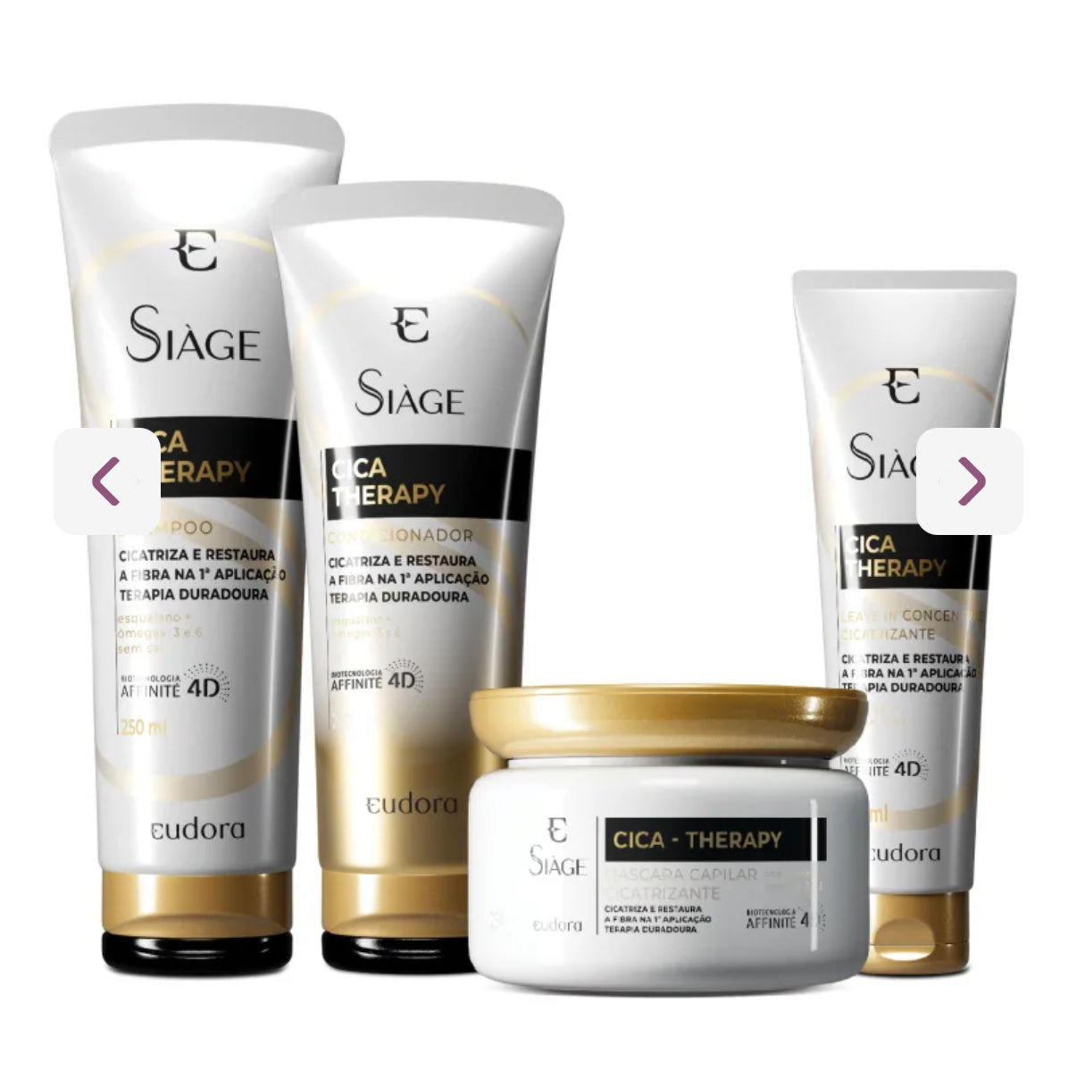 Combo Siàge Cica-Therapy (4 itens) Eudora