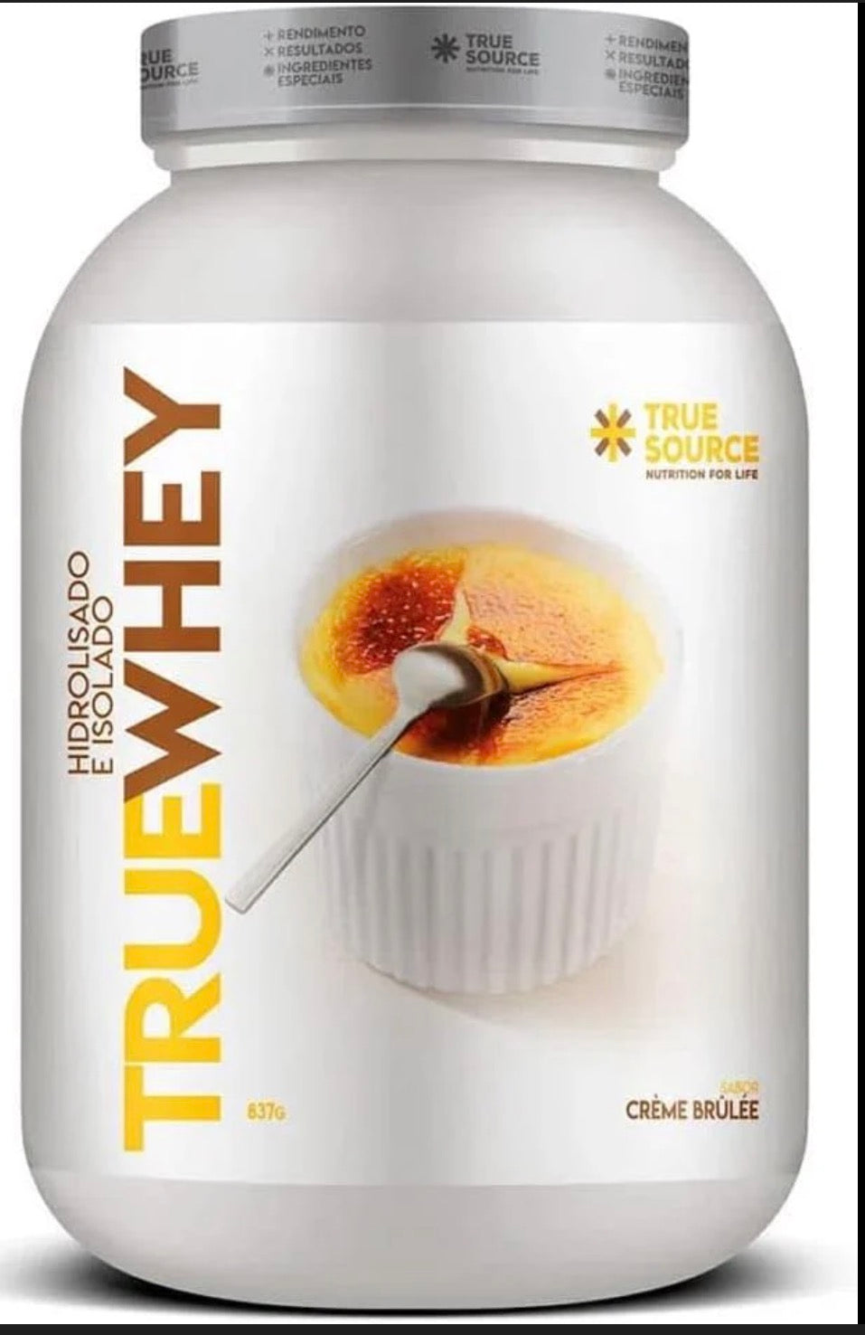 True source WHEY PROTEIN VANILLA CRÈME BRÛLÉE 837 G