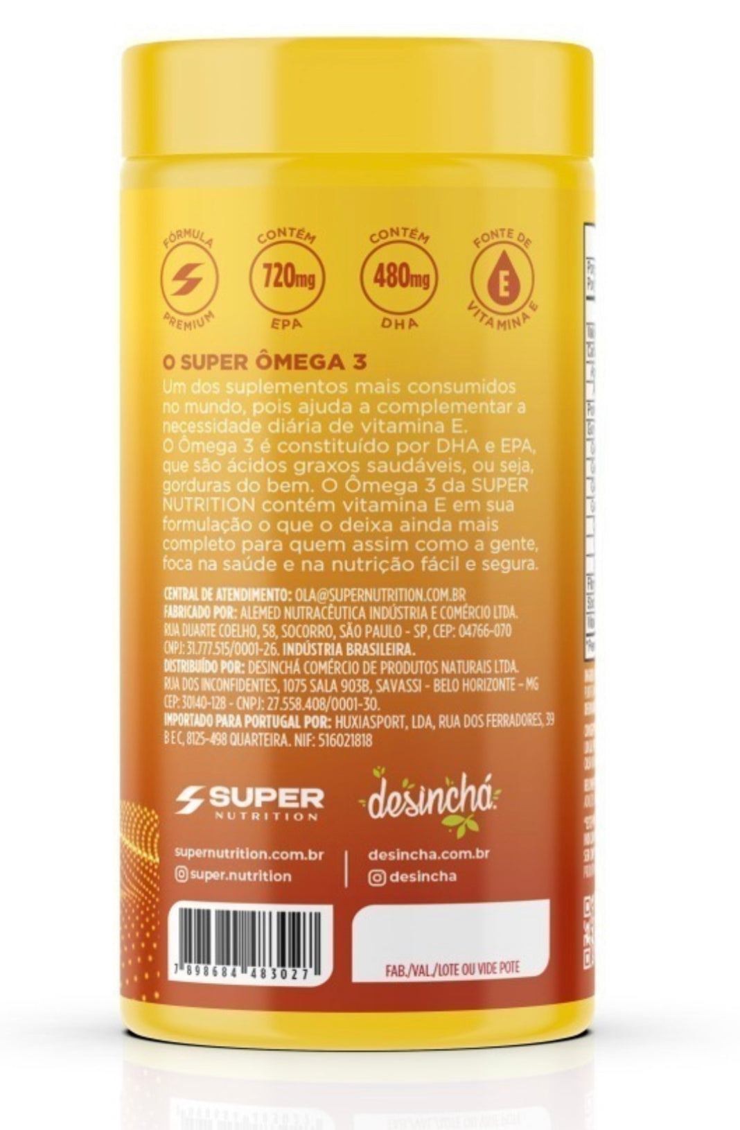 Super Ômega 3 EPA + DHA (60 cápsulas)