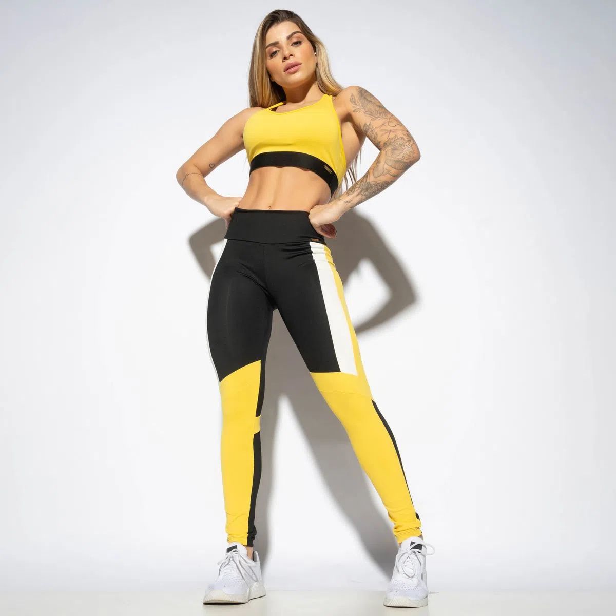 LEGGING YELLOW BLACK