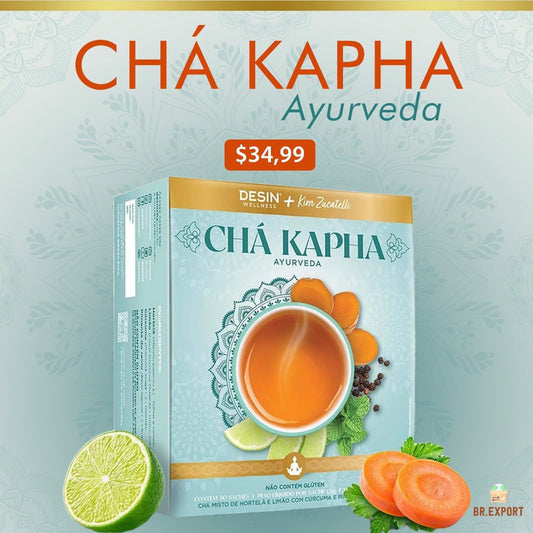 Chá Ayurveda Kapha by Kim Zucatelli (30 sachês)
