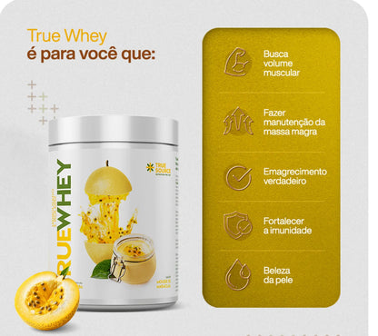 TRUE WHEY PROTEIN MOUSSE DE MARACUJÁ 418G TRUE SOURCE