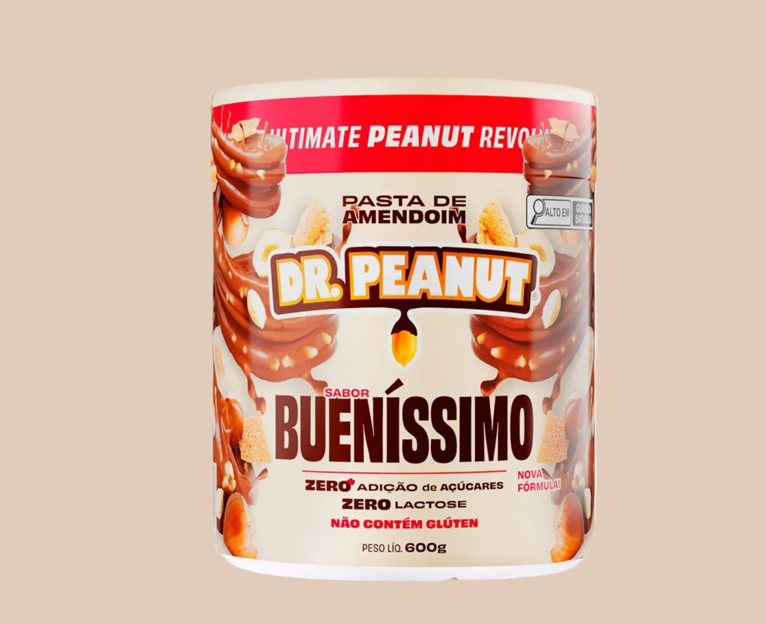 Dr Peanut Pasta de Amendoim Sabor Buenissimo 600G