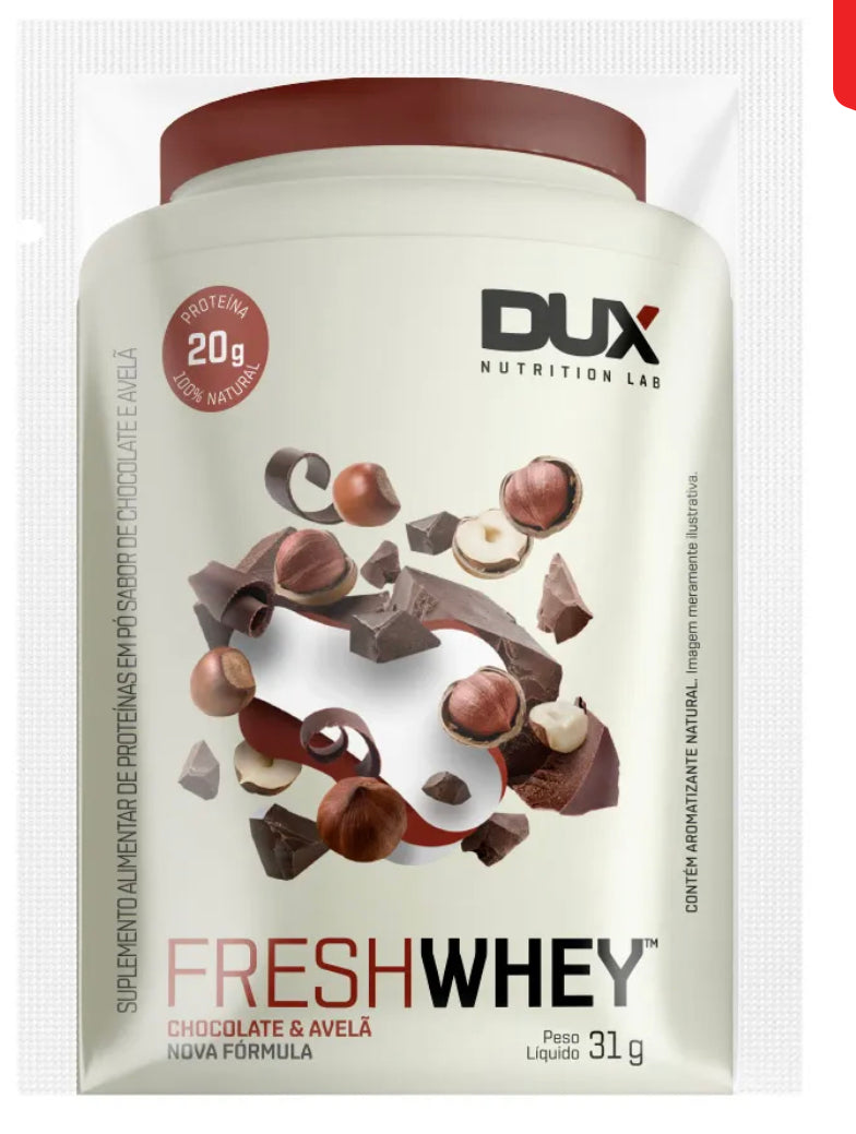 SACHÊS FRESHWHEY chocolate com avelã Dux