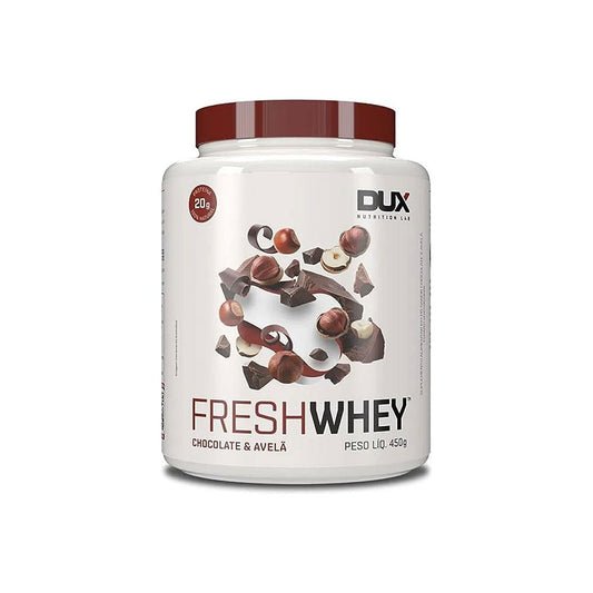 FreshWhey Chocolate & Avelã - 450g - DUX Nutrition