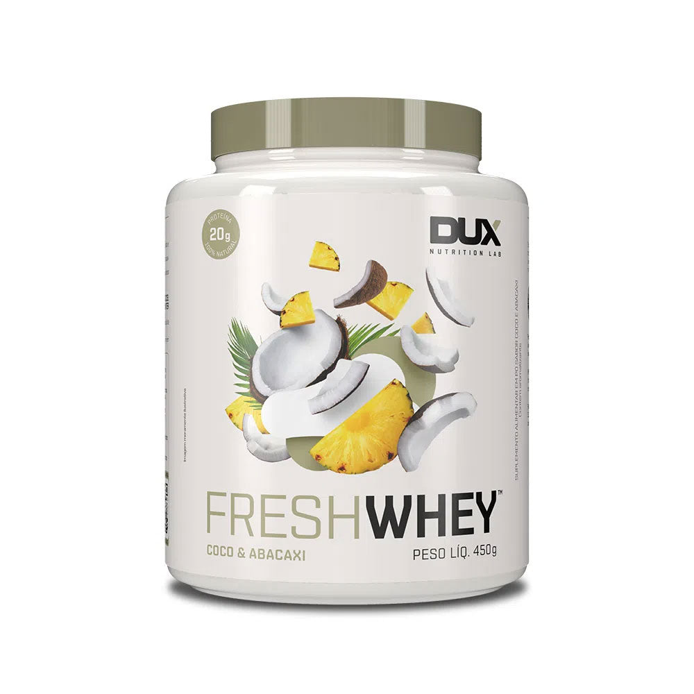 FreshWhey  whey Abacaxi e Coco - 450g - DUX Nutrition