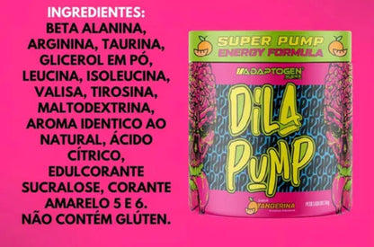 Dila Pump Energy Formula Tangerina 318g Adaptogen