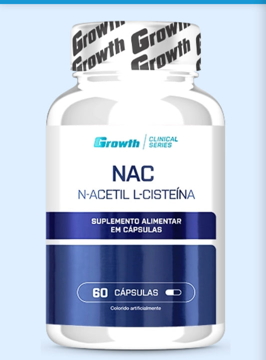 NAC (N-ACETIL L-CISTEÍNA) 60CAPS - GROWTH SUPPLEMENTS