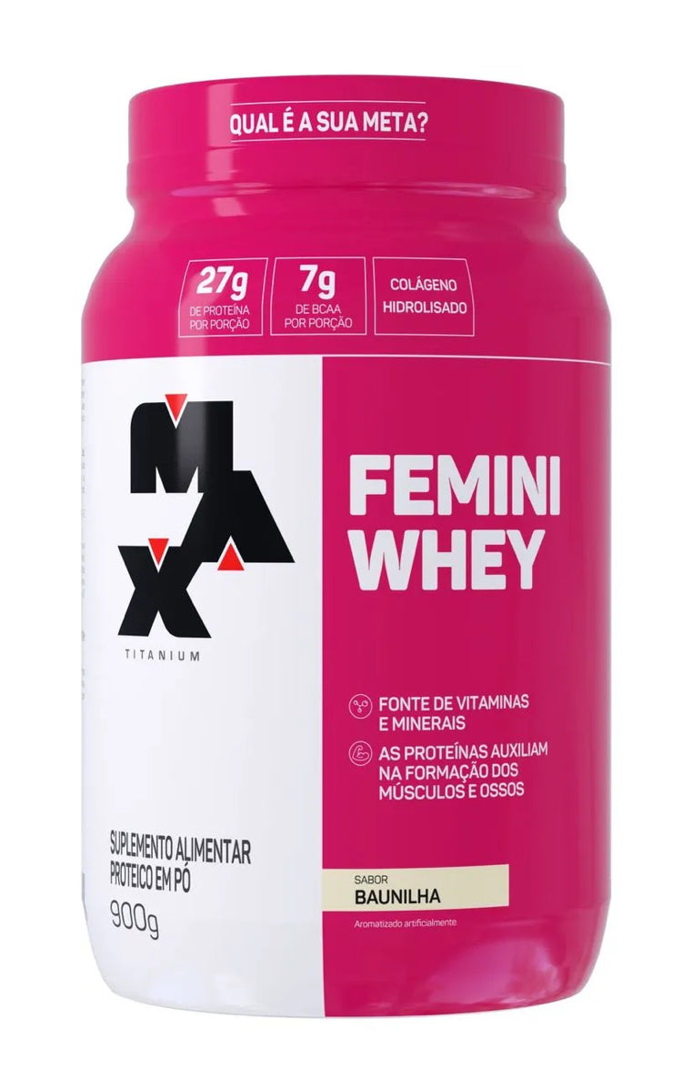 Femini Whey 900G - Max TitaniumBaunilha