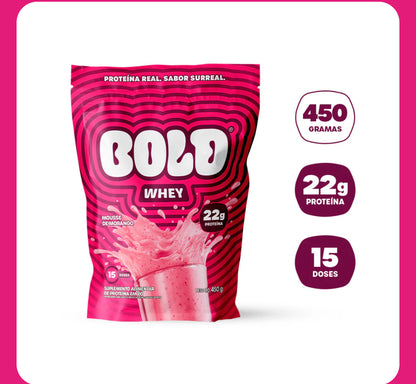 Bold Whey Mousse de Morango 450g