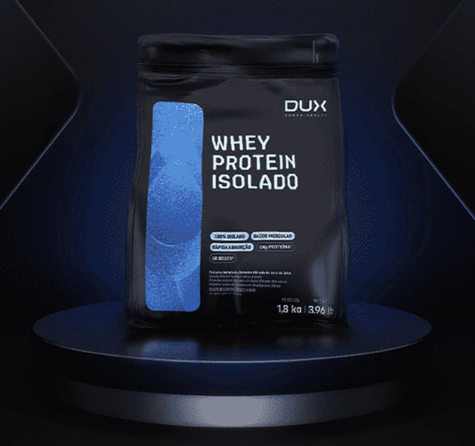 Dux WHEY PROTEIN ISOLADO - 1,8 KG/ 3.96lbs -Sabor chocolate branco