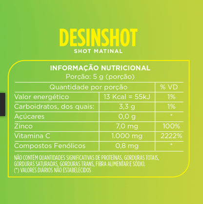 Desinshot - Shot Matinal (30 dias)- Desincha