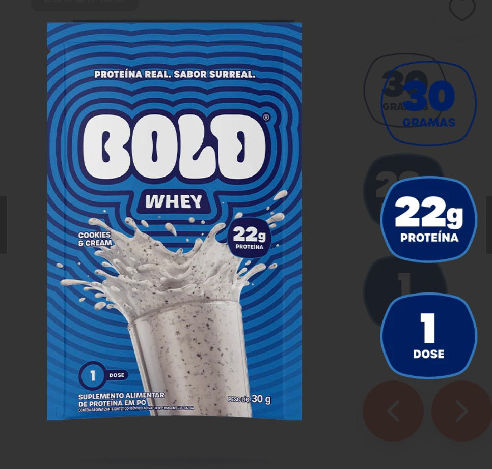 Bold protein 30g / unidade