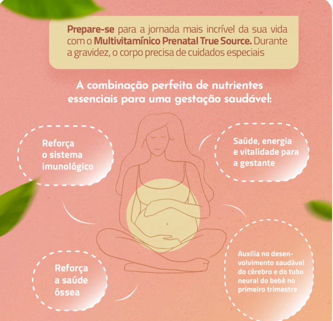 MULTIVITAMÍNICO PRENATAL 90 CÁPSULAS TRUE SOURCE