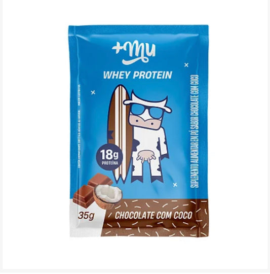 WHEY CONCENTRADO +MU - CHOCOLATE COM COCO