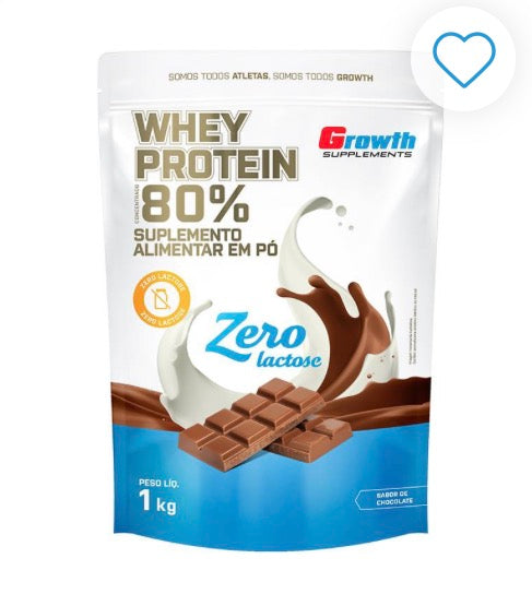 Growth WHEY PROTEIN ZERO LACTOSE 1kg Chocolate