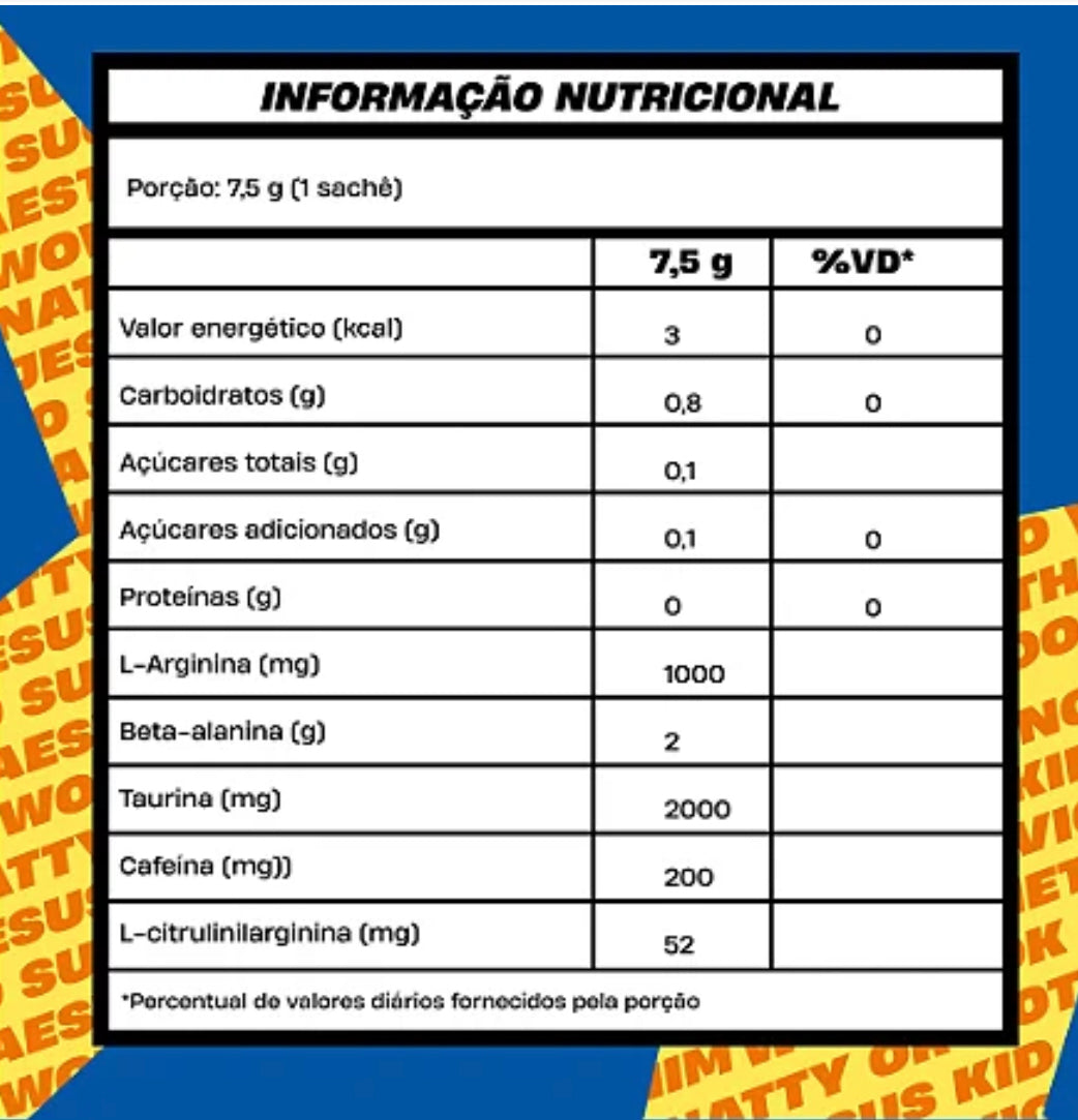 EXQUENTA STAY NATTY + Mu- PRÉ-TREINO EM SACHÊ - PINEAPPLE