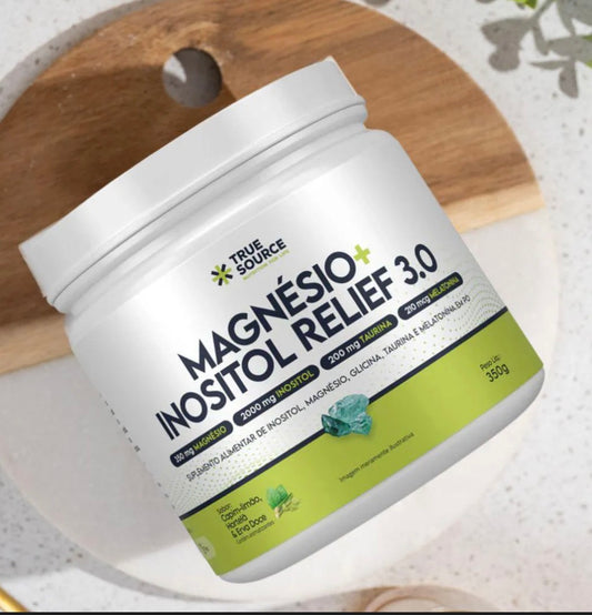 Magnésio + Inositol Relief 3.0 350G True Source