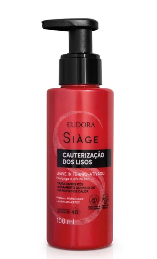 Leave-in Capilar Siàge Cauterização dos Lisos 100ml Eudora
