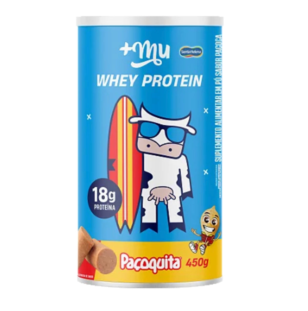 [LANÇAMENTO] WHEY CONCENTRADO +MU - PAÇOQUITA - POTE 450G