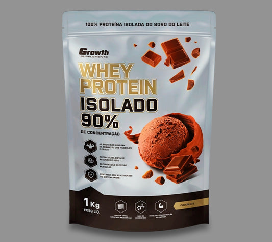 WHEY PROTEIN ISOLADO (1KG) - GROWTH SUPPLEMENTS