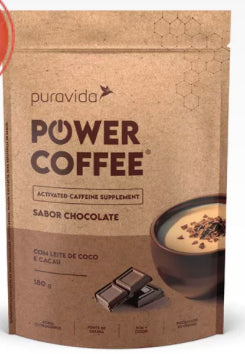 Pura vida - POWER COFFEE
ACTIVATED CAFFEINE SUPPLEMENT
SABOR CHOCOLATE