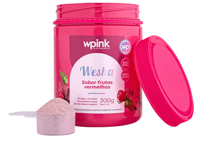 WPink wesha chá verde e hibisco - 300g