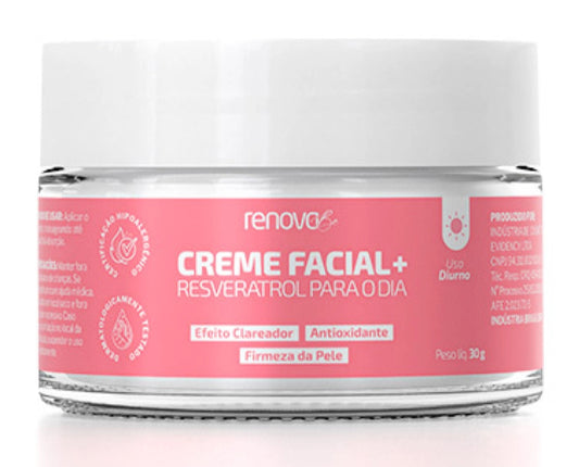 Creme Facial Resveratrol Para o Dia - Renova Be