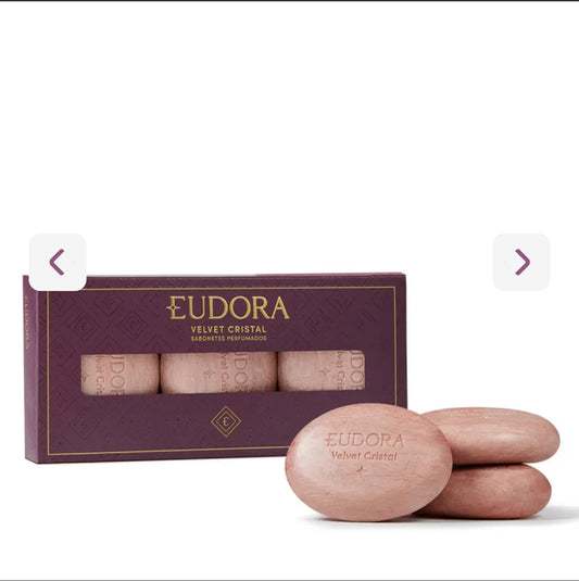 Kit Presente Sabonete em Barra Velvet Cristal 3x85g Eudora