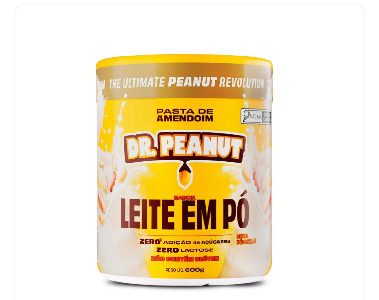 Dr. Peanut Pasta de amendoim sabor Leite em Pó