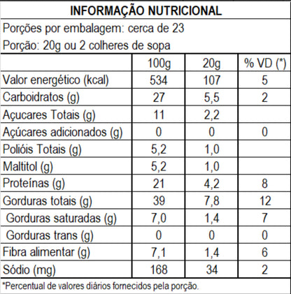 Pasta de Amendoim sabor Cookies La Ganexa