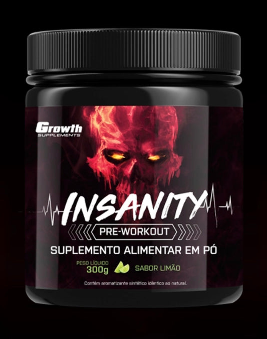 PRÉ-TREINO INSANITY 300G - GROWTH