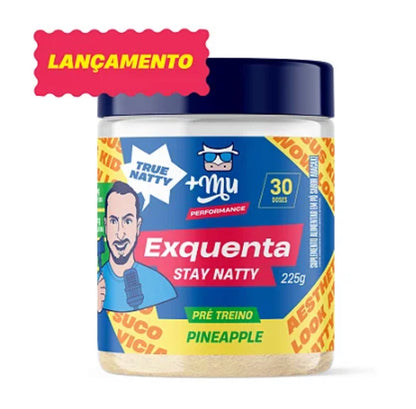 EXQUENTA STAY NATTY - PRÉ TREINO - PINEAPPLE - 225G +Mu