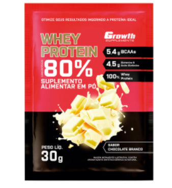 DOSE WHEY PROTEIN CONCENTRADO 30GR growth -chocolate branco