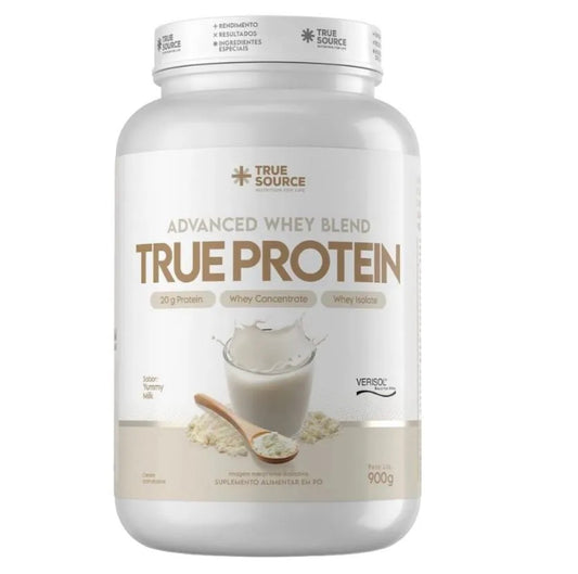 True Source  PROTEIN WHEY BLEND sabor YUMMY MILK 900G