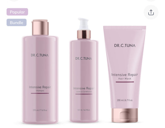 Intensive Repair Bundle - Farmasi / shampoo / leave in conditioner / hair mask