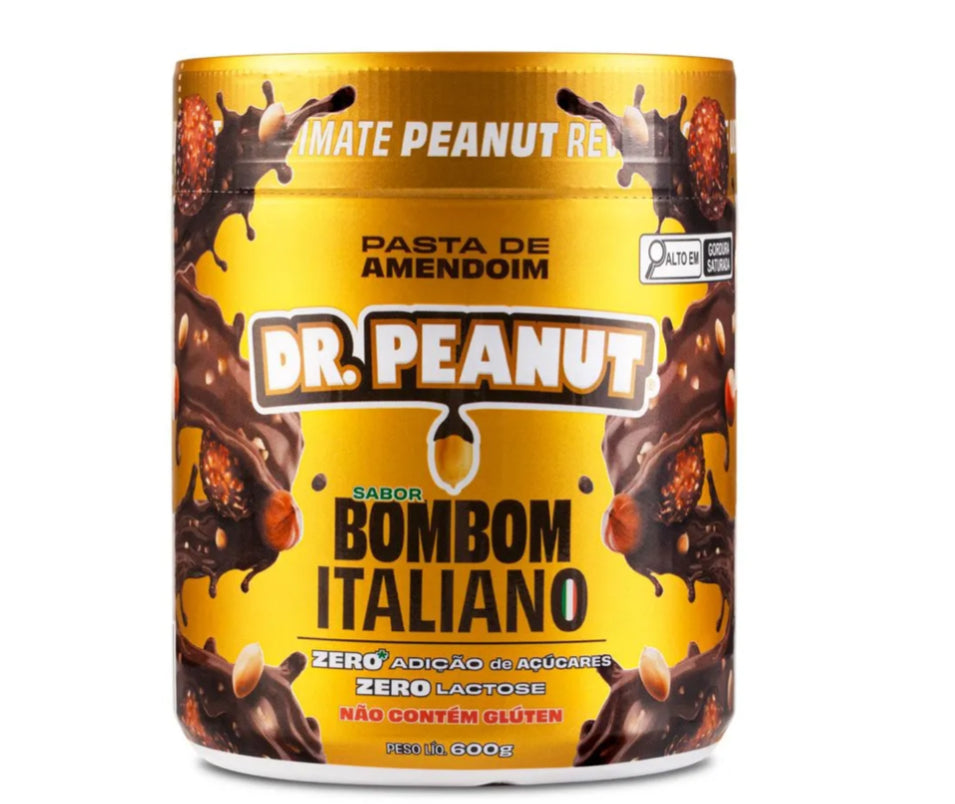 Dr. Peanut Pasta de amendoim sabor Bombom Italiano