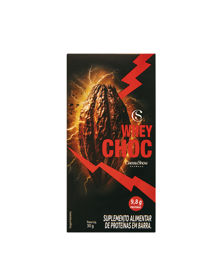 Tablete Whey Choc ao Leite 30g- Cacau show