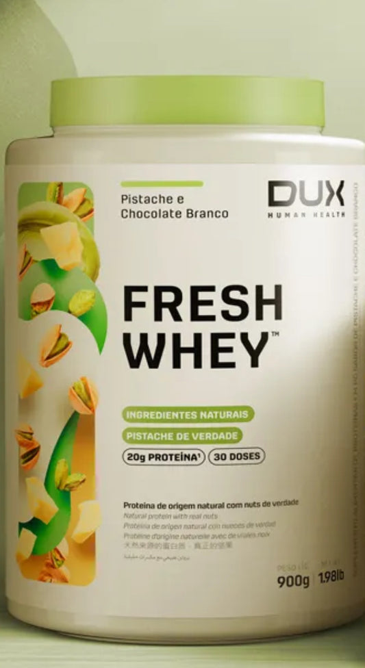 FRESHWHEY Dux PISTACHE E CHOCOLATE BRANCO - POTE 900 G