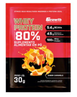 DOSE WHEY PROTEIN Growth CONCENTRADO 30GR - sabor Caramelo