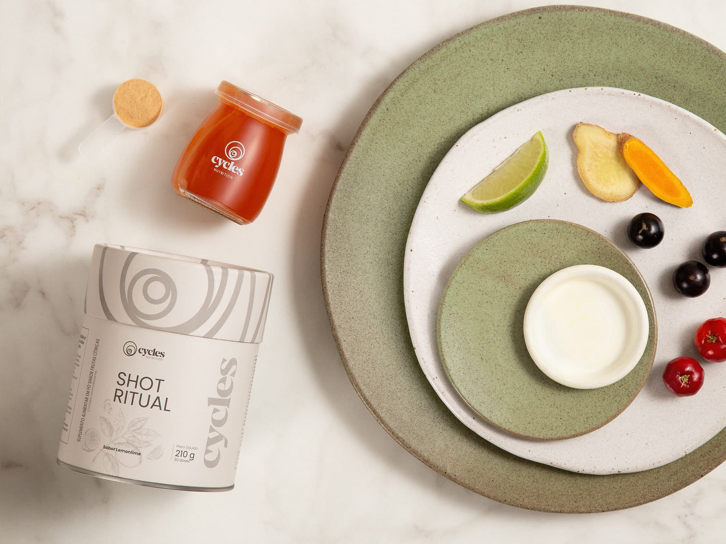 Cycles Shot Ritual Lemonlime 210 g- 30 doses