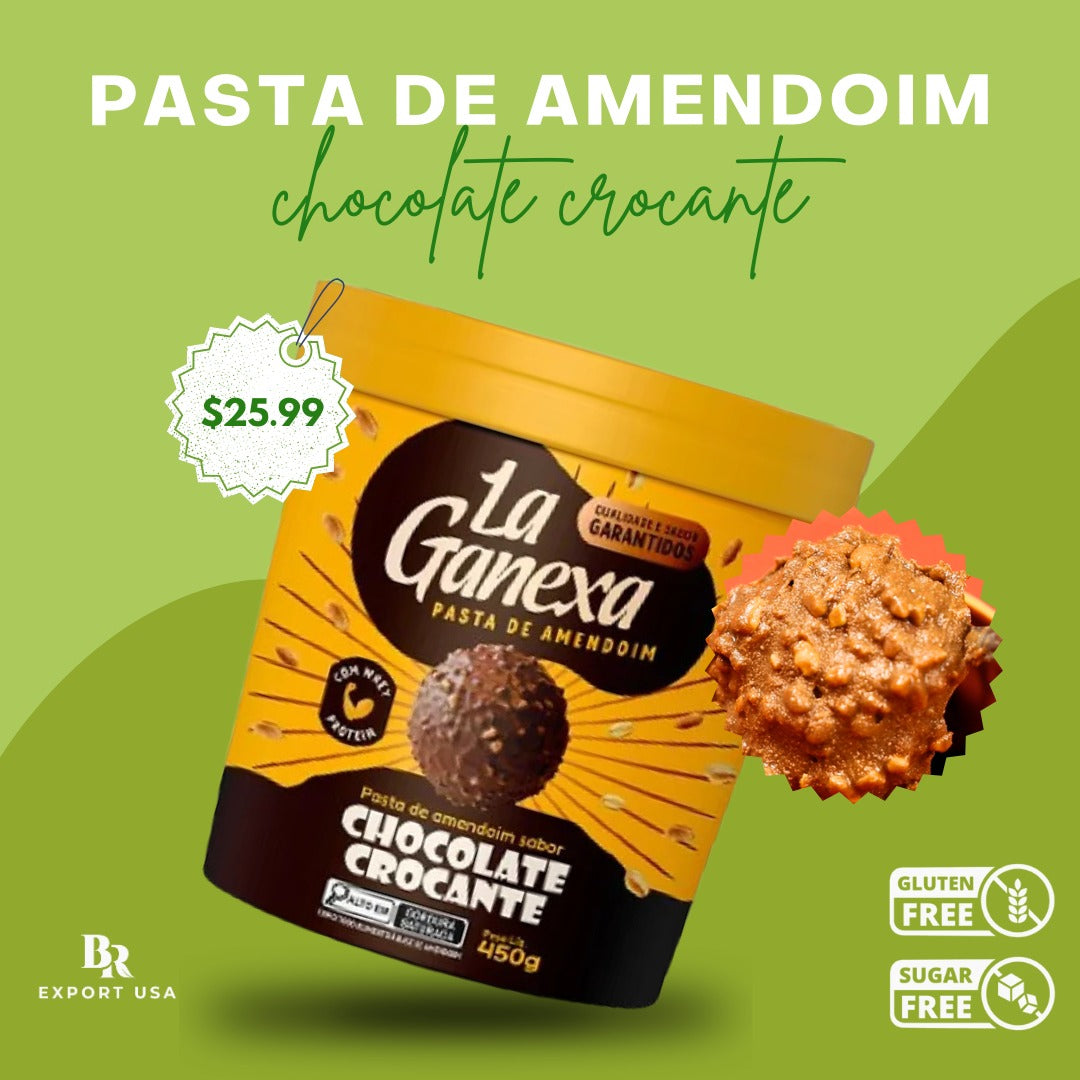 La Ganexa Chocolate ao Leite Crocante - 25% de Proteína