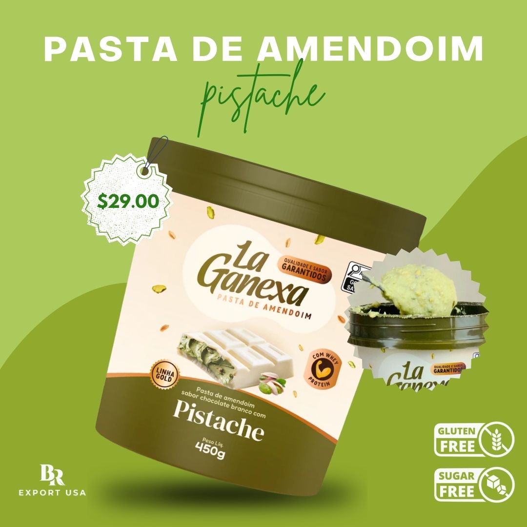 La Ganexa Pasta de Amendoim sabor Pistache