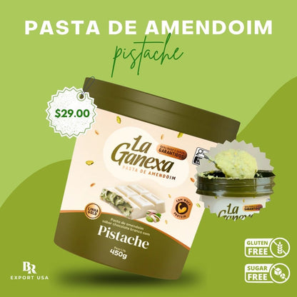 La Ganexa Pasta de Amendoim sabor Pistache