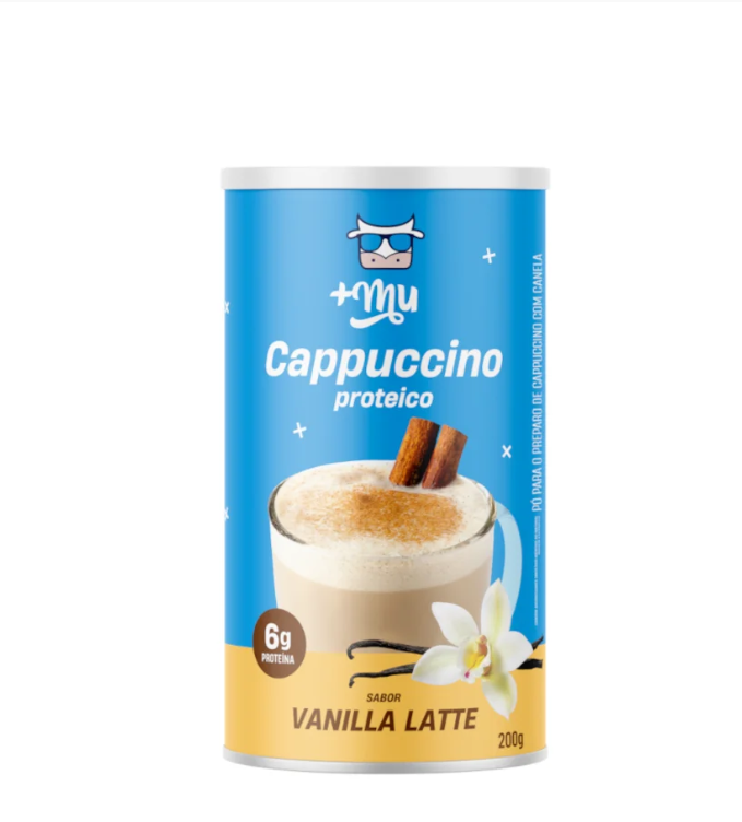 CAPPUCCINO +MU (COM WHEY) - VANILLA LATTE - 200G